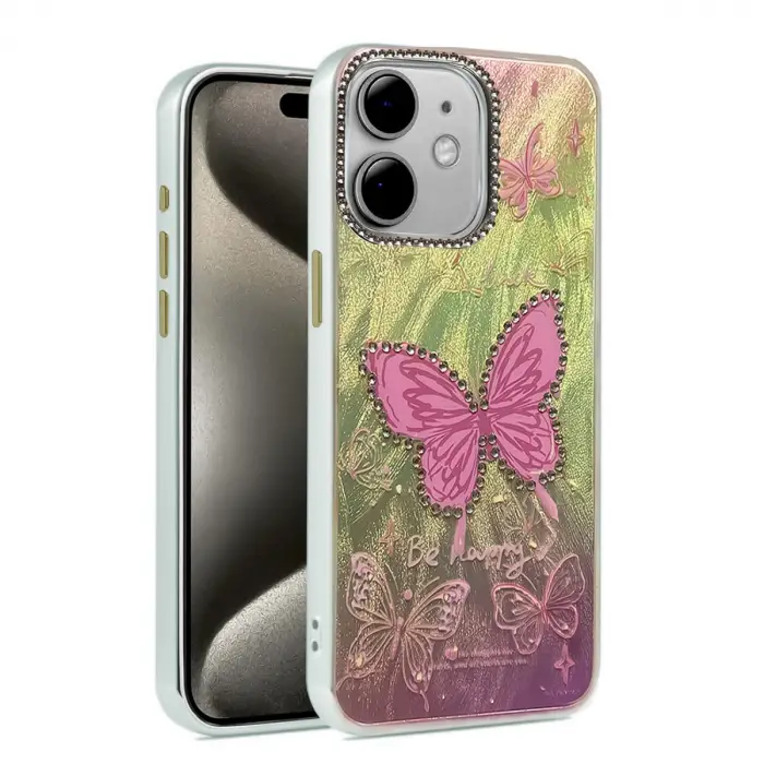 İphone 11 Kılıf Blade Aynalı Desenli Kapak - Desen 5