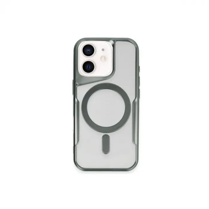 İphone 11 Kılıf Boyi Magsafe Silikon Kapak - Yeşil