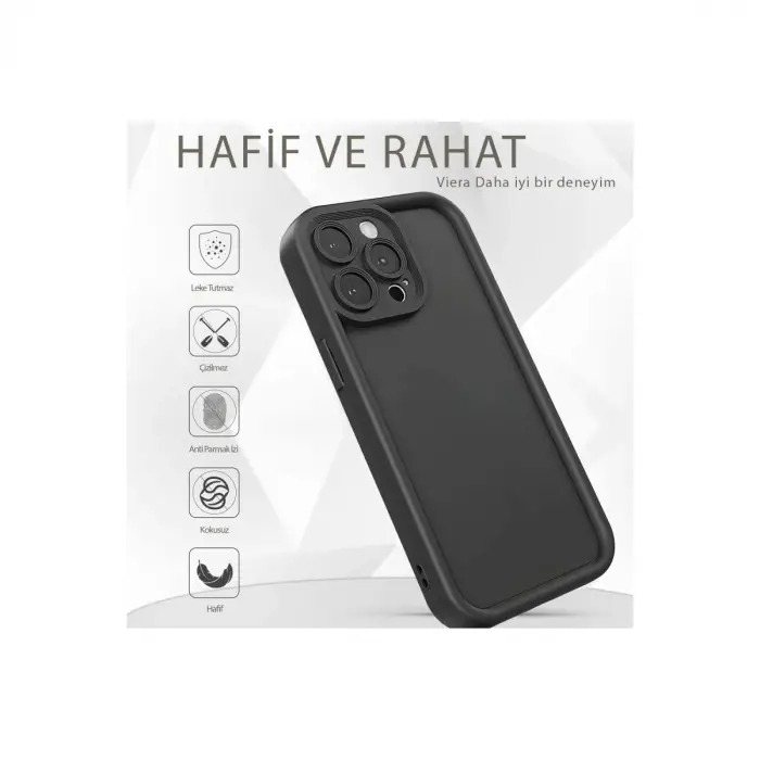 İphone 11 Kılıf Viera Silikon - Siyah