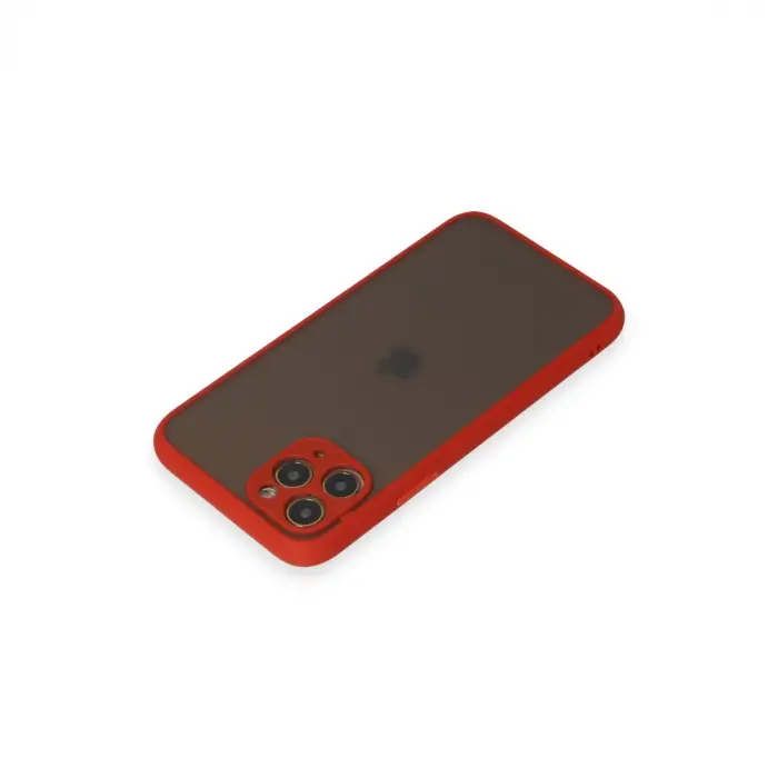 İphone 11 Pro Kılıf Montreal Silikon Kapak - Kırmızı