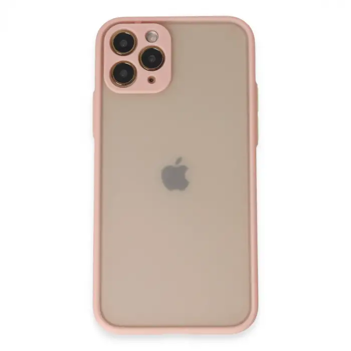 İphone 11 Pro Kılıf Montreal Silikon Kapak - Pembe