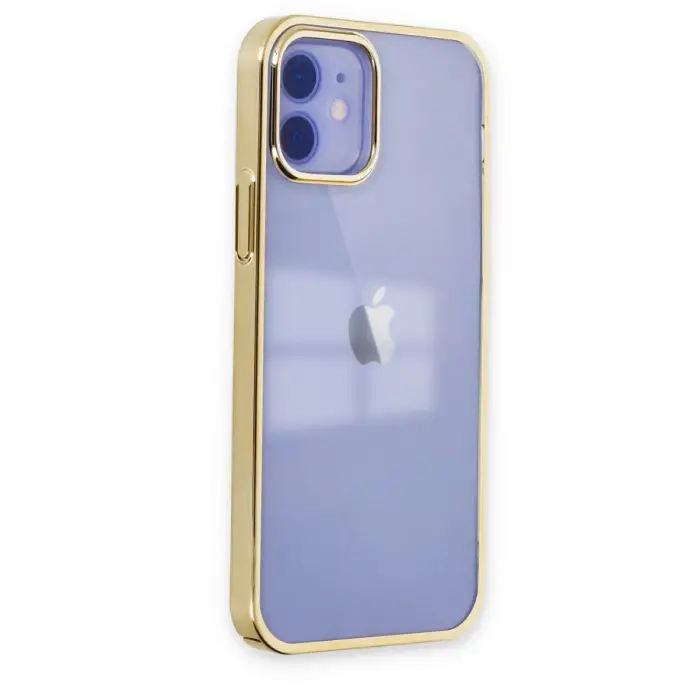 İphone 12 Kılıf Element Silikon - Gold