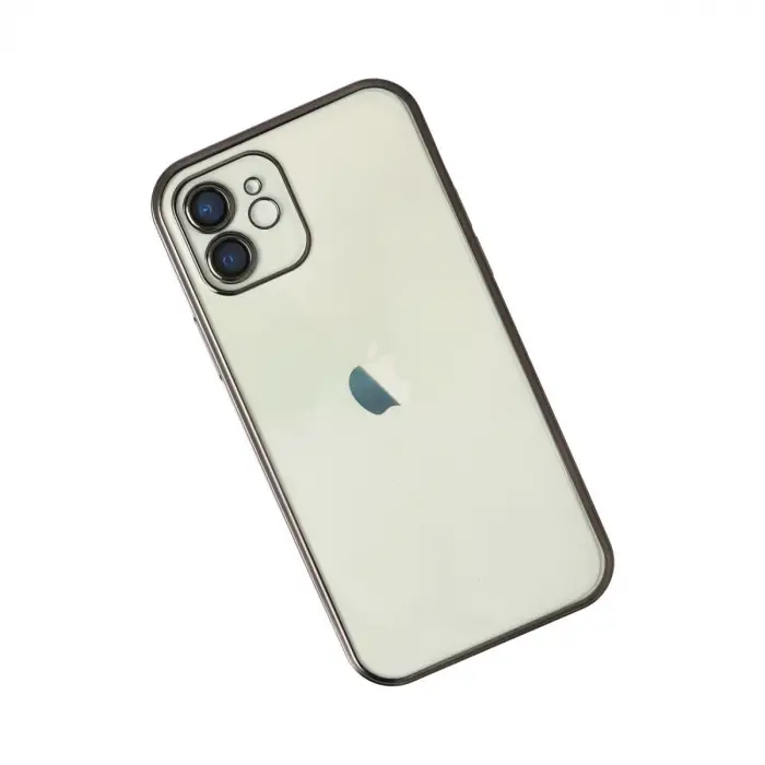 İphone 12 Kılıf Razer Lensli Silikon - Siyah