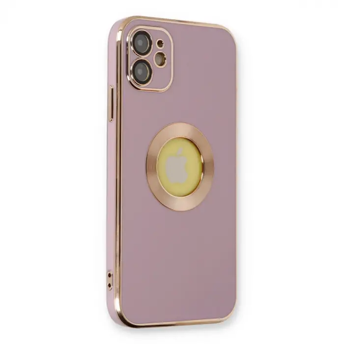 İphone 12 Kılıf Store Silikon - Mor