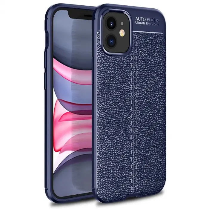 İphone 12 Mini Kılıf Auto Focus Kapak - Lacivert