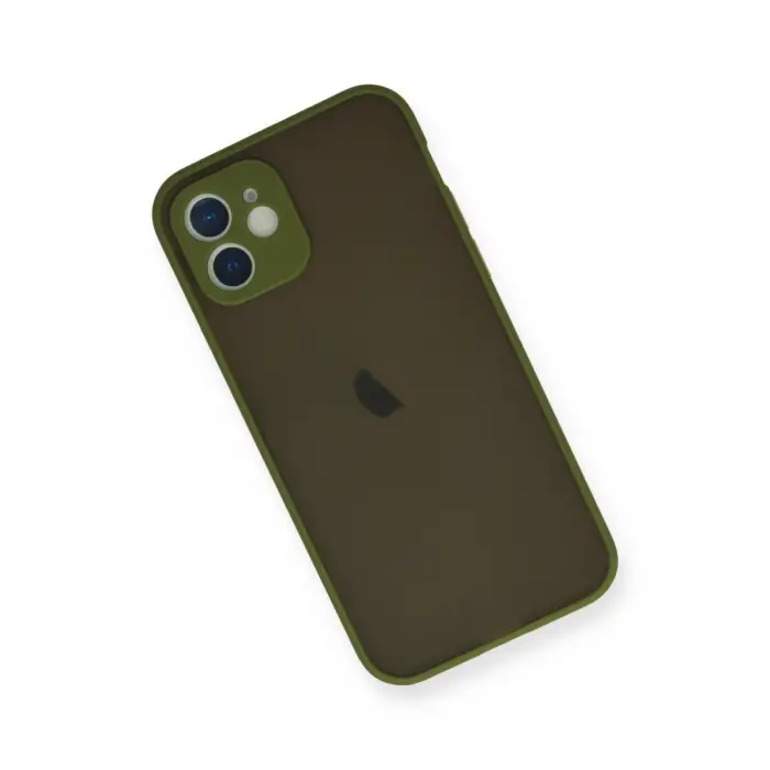 İphone 12 Mini Kılıf Montreal Silikon Kapak - Açık Yeşil