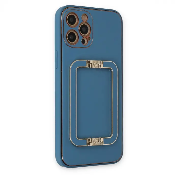 İphone 12 Pro Kılıf Coco Elit Kapak - Mavi