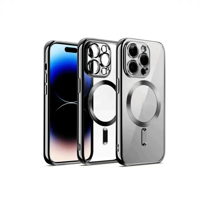 İphone 12 Pro Kılıf Kross Magneticsafe Kapak - Gümüş