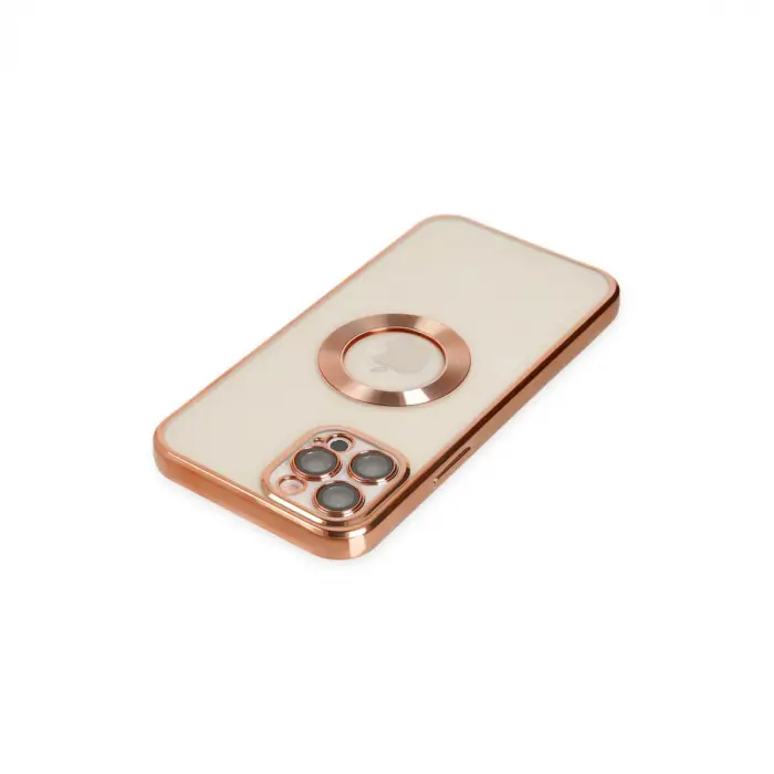İphone 12 Pro Kılıf Slot Silikon - Rose Gold