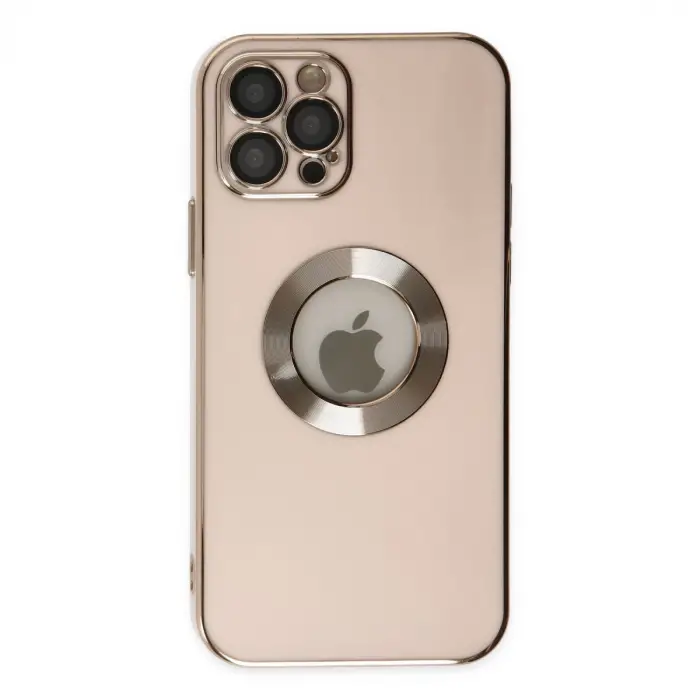 İphone 12 Pro Kılıf Store Silikon - Pembe