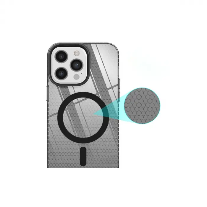 İphone 12 Pro Max Kılıf Beta Magneticsafe Silikon - Siyah