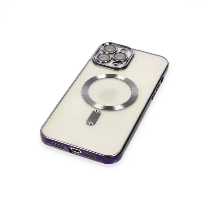 İphone 12 Pro Max Kılıf Kross Magneticsafe Kapak - Mor