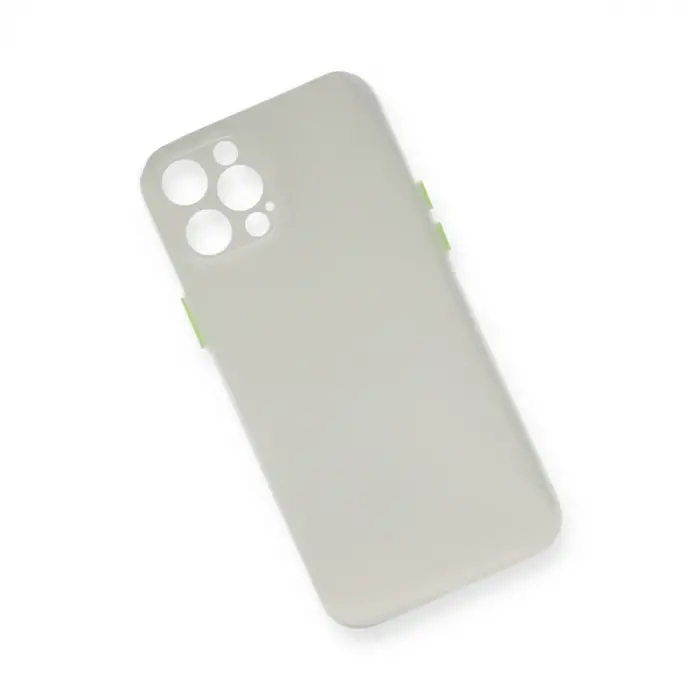 İphone 12 Pro Max Kılıf Pp Ultra İnce Kapak - Beyaz