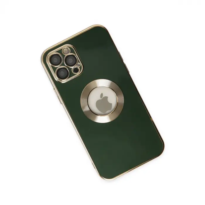 İphone 12 Pro Max Kılıf Store Silikon - Yeşil