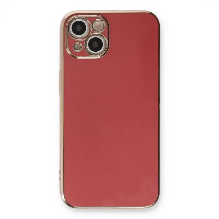 İphone 13 Kılıf Volet Silikon - Kırmızı