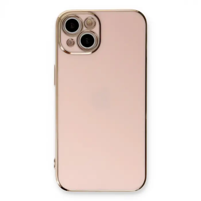 İphone 13 Kılıf Volet Silikon - Pembe