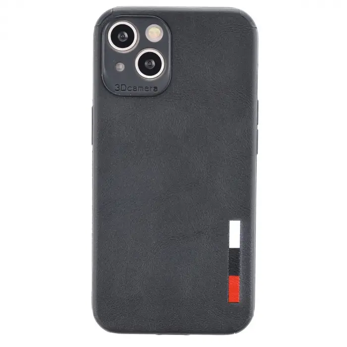 İphone 13 Mini Kılıf Loop Deri Silikon - Siyah