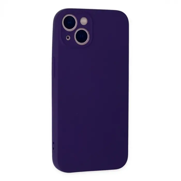 İphone 13 Mini Kılıf Nano İçi Kadife Silikon - Mor