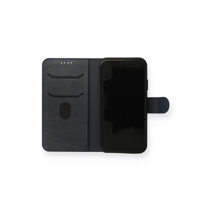 İphone 13 Mini Kılıf Trend S Plus Kapaklı Kılıf - Lacivert