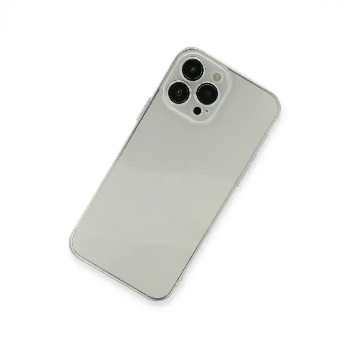 İphone 13 Pro Kılıf Fly Lens Silikon - Şeffaf