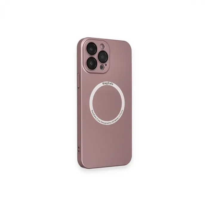 İphone 13 Pro Kılıf Jack Magneticsafe Lens Silikon - Rose Gold
