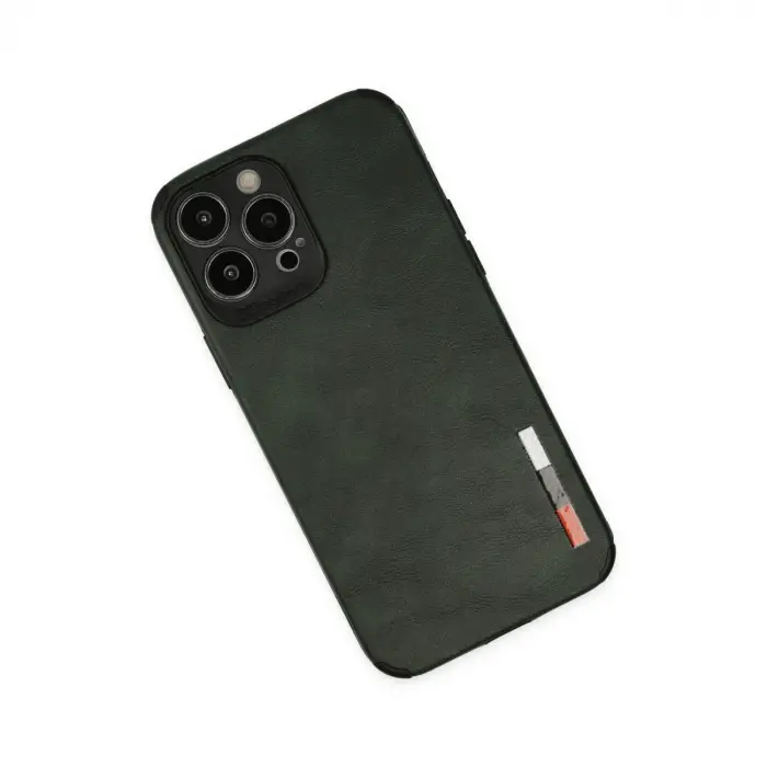 İphone 13 Pro Kılıf Loop Deri Silikon - Yeşil