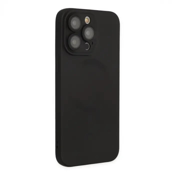 İphone 13 Pro Kılıf Moshi Lens Magneticsafe Silikon - Siyah