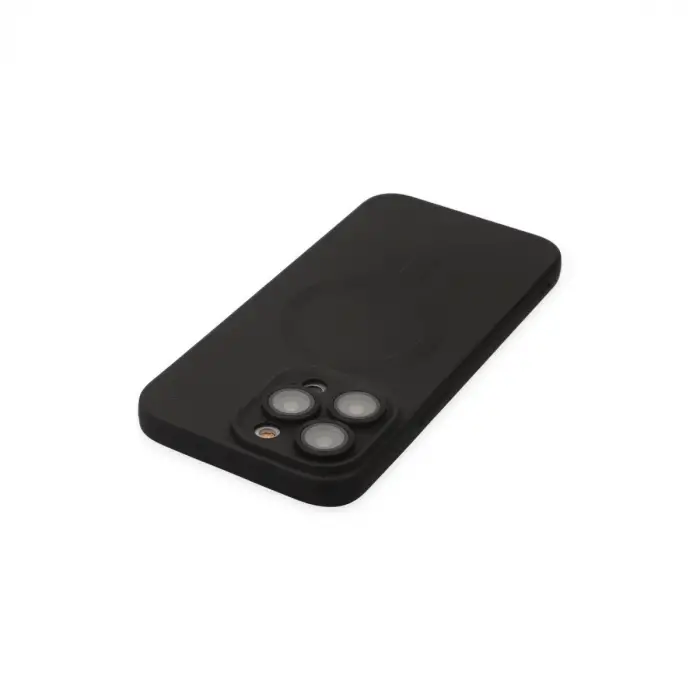 İphone 13 Pro Kılıf Moshi Lens Magneticsafe Silikon - Siyah