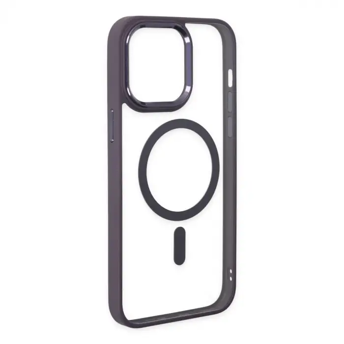 İphone 13 Pro Kılıf Room Magneticsafe Silikon - Derin Mor