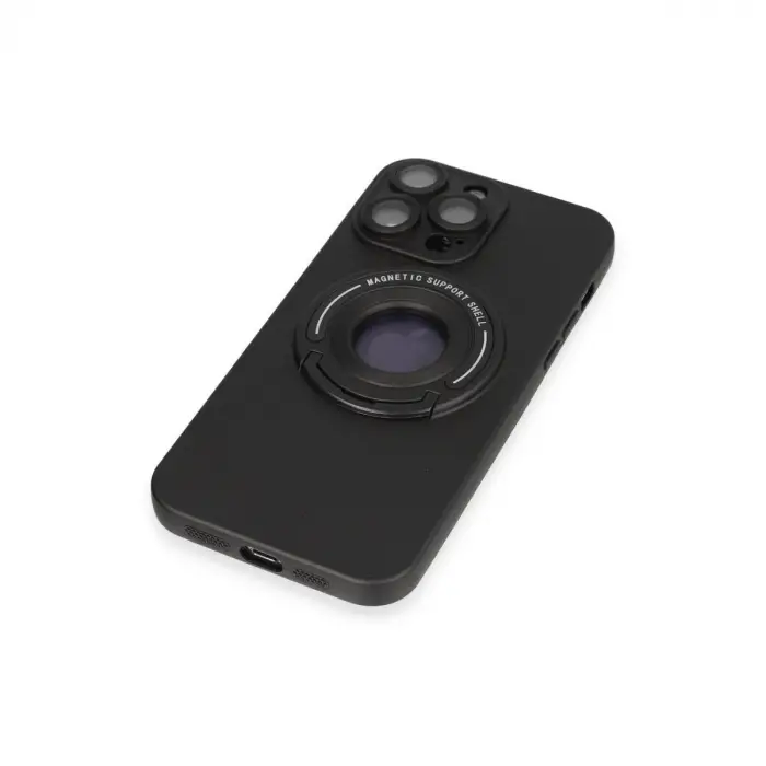 İphone 13 Pro Max Kılıf Lukka Magneticsafe Kapak - Siyah