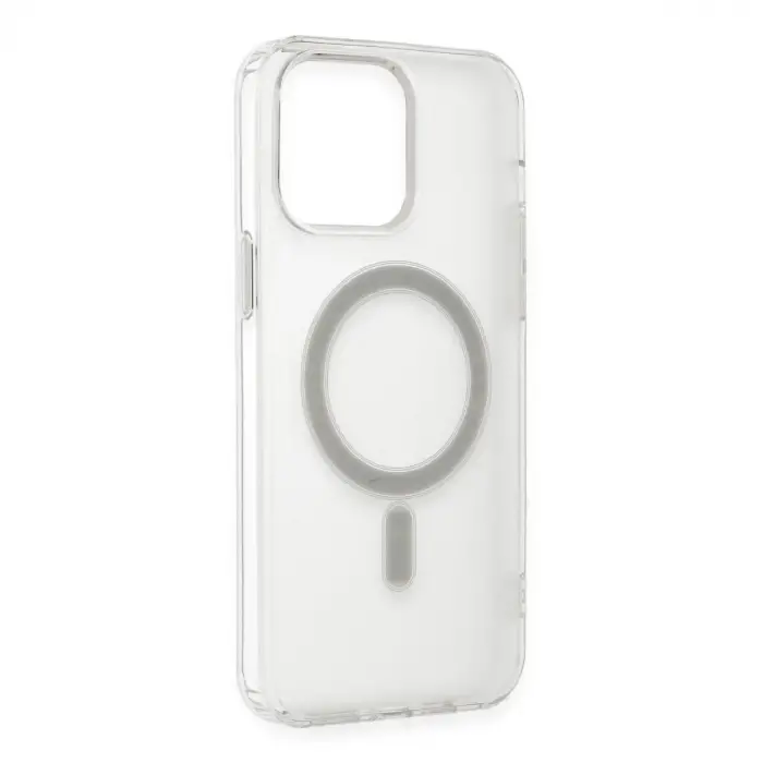 İphone 13 Pro Max Kılıf Matte Şeffaf Magneticsafe - Şeffaf