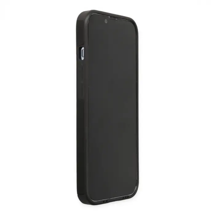 İphone 13 Pro Max Kılıf Mega Standlı Silikon - Siyah