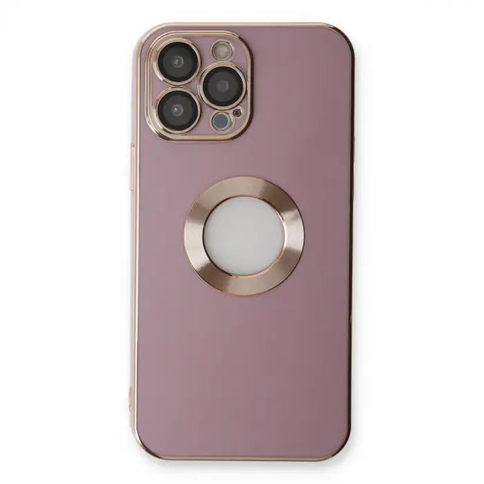 İphone 13 Pro Max Kılıf Store Silikon - Mor