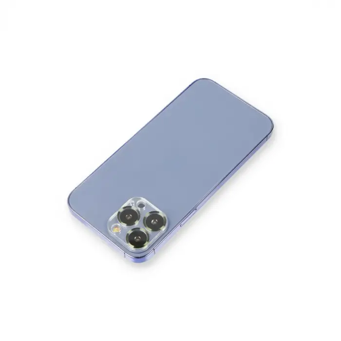 İphone 13 Pro Max Metal Kamera Lens Koruma Cam - Koyu Yeşil