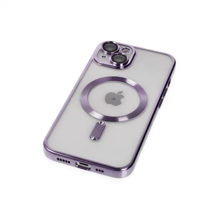 İphone 14 Kılıf Kross Magneticsafe Kapak - Mor