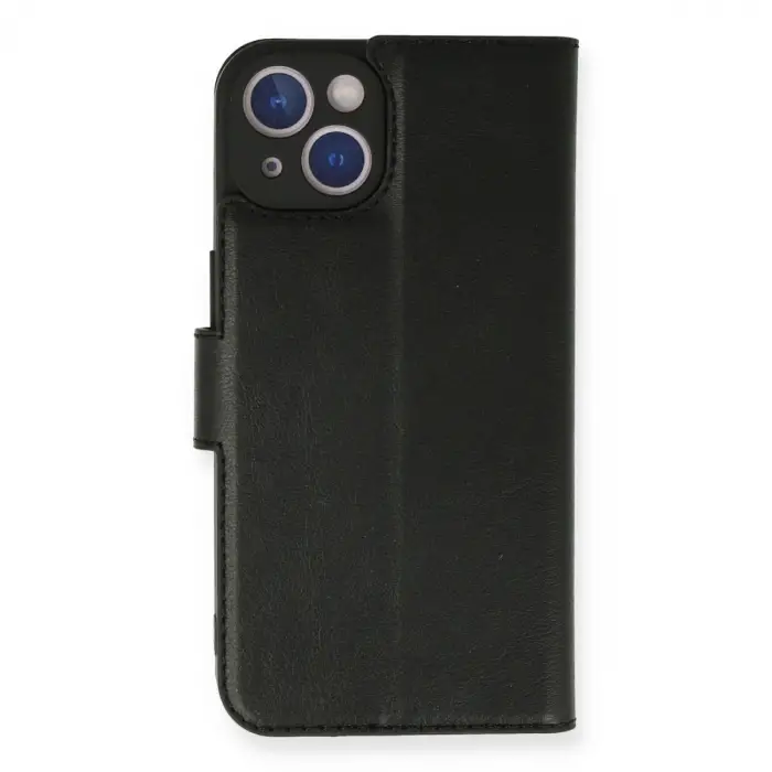 İphone 14 Kılıf Trend S Plus Kapaklı Kılıf - Siyah