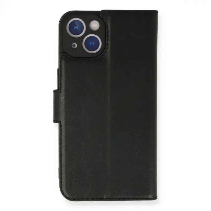 İphone 14 Kılıf Trend S Plus Kapaklı Kılıf - Siyah