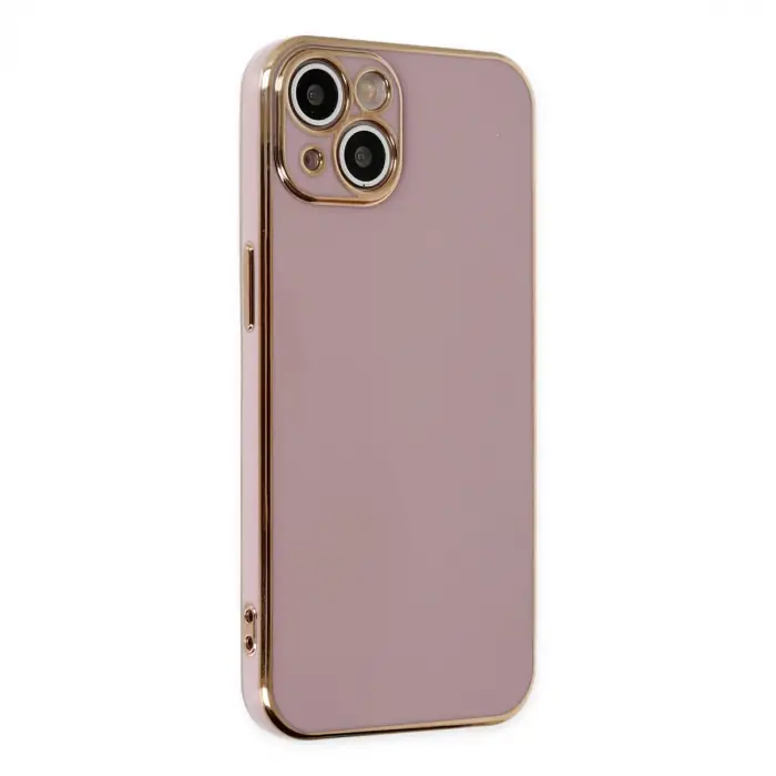 İphone 14 Kılıf Volet Silikon - Mor