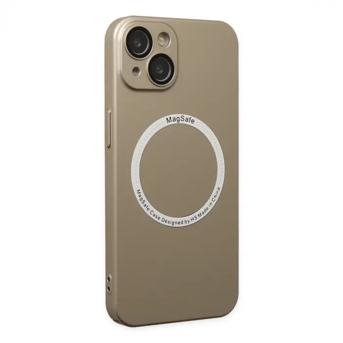 İphone 14 Plus Kılıf Jack Magneticsafe Lens Silikon - Gold