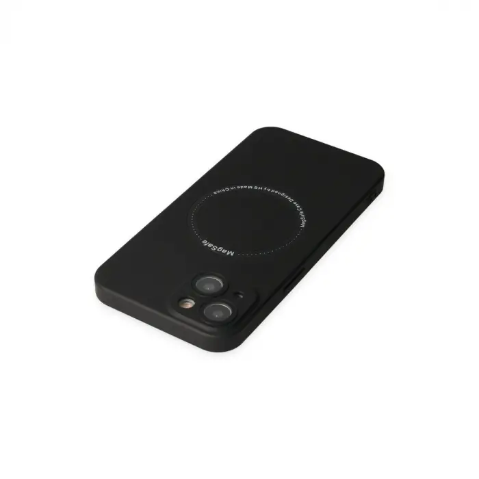 İphone 14 Plus Kılıf Jack Magneticsafe Lens Silikon - Siyah