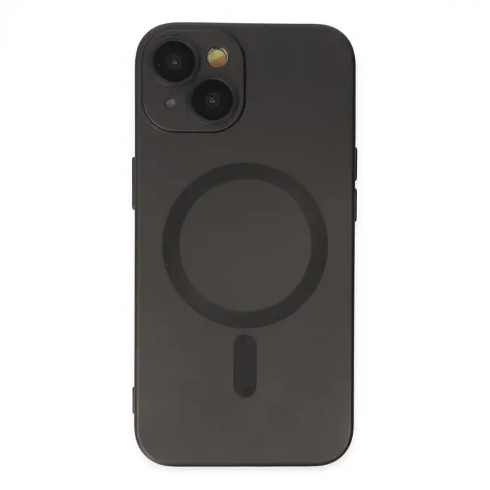 İphone 14 Plus Kılıf Moshi Lens Magneticsafe Silikon - Siyah