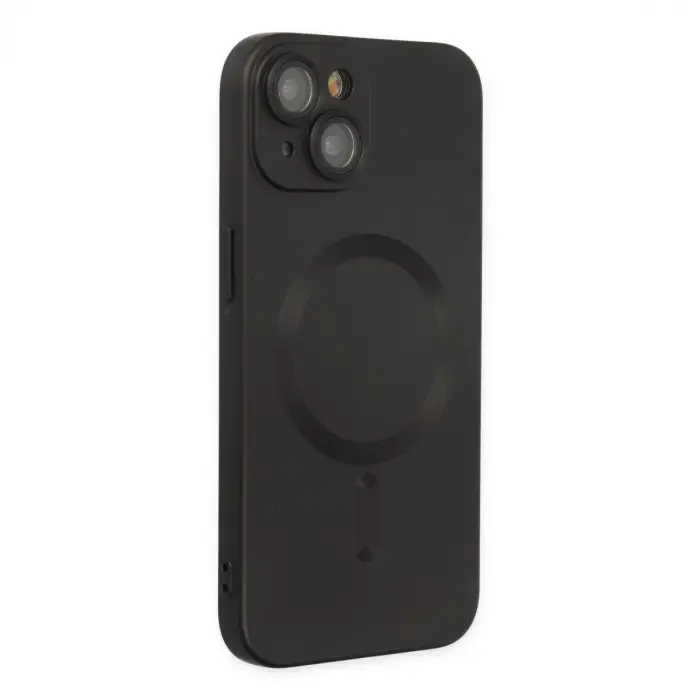 İphone 14 Plus Kılıf Moshi Lens Magneticsafe Silikon - Siyah