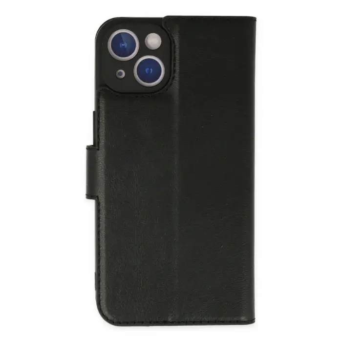 İphone 14 Plus Kılıf Trend S Plus Kapaklı Kılıf - Siyah