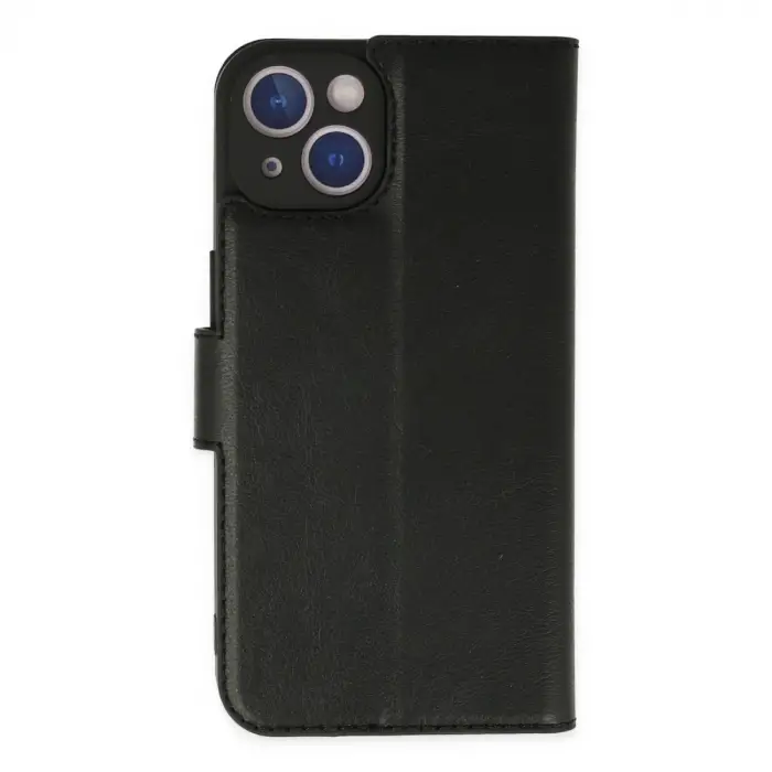 İphone 14 Plus Kılıf Trend S Plus Kapaklı Kılıf - Siyah