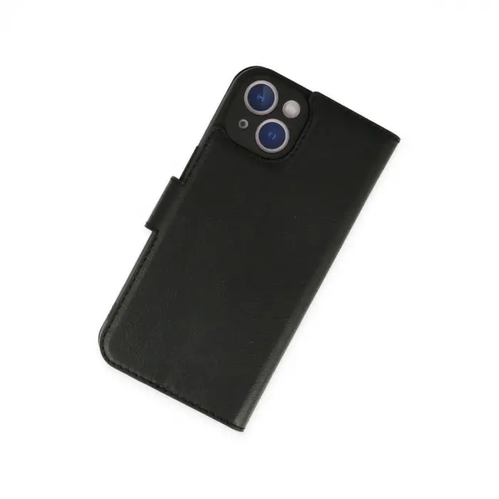 İphone 14 Plus Kılıf Trend S Plus Kapaklı Kılıf - Siyah