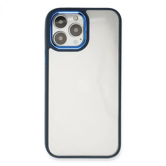 İphone 14 Pro Kılıf Dora Kapak - Mavi