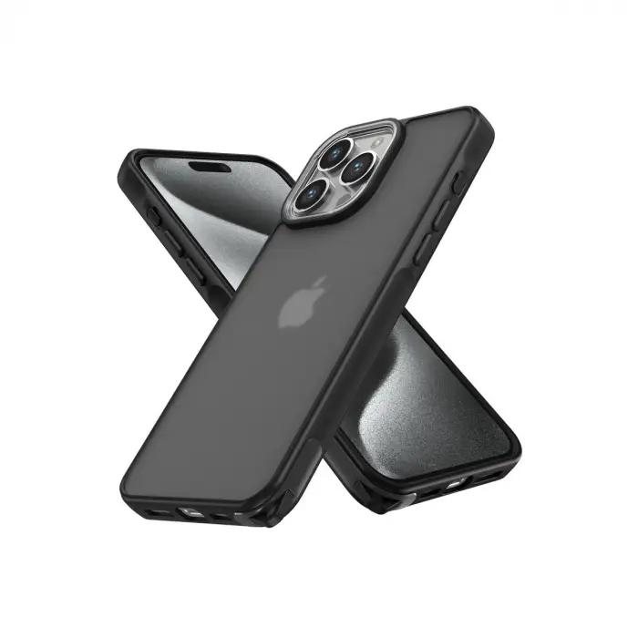 İphone 14 Pro Kılıf Elegant Kapak - Siyah