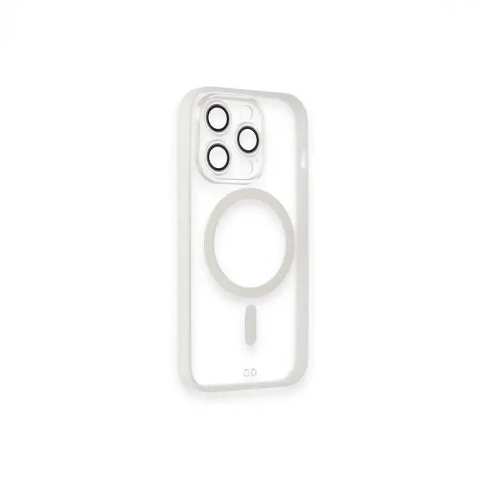 İphone 14 Pro Kılıf Grand Magneticsafe Kapak - Beyaz