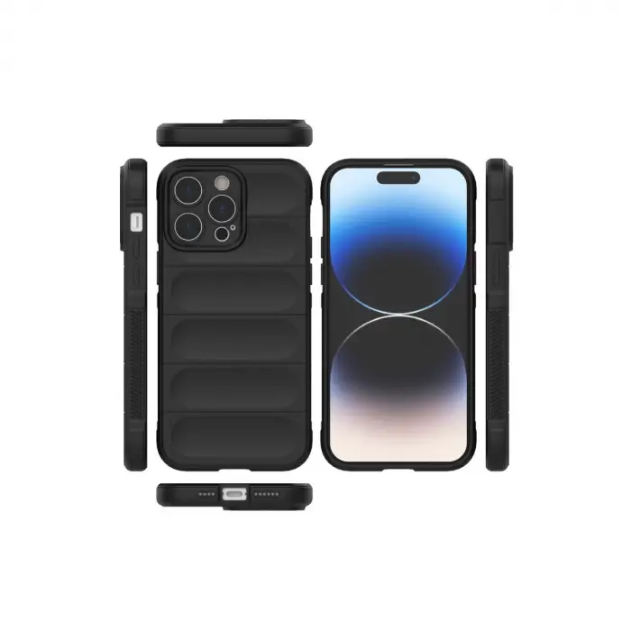 İphone 14 Pro Kılıf Optimum Silikon - Siyah