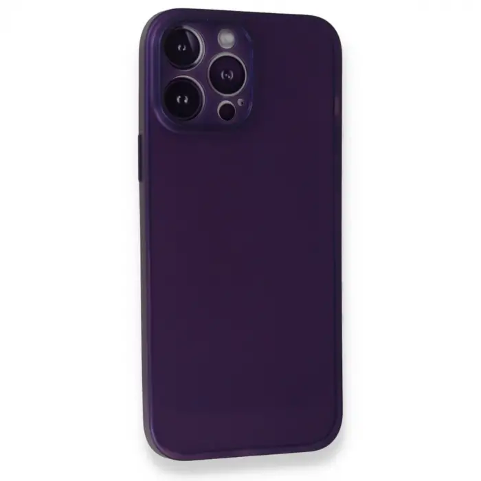 İphone 14 Pro Kılıf Pp Ultra İnce Kapak - Mor